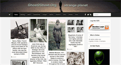 Desktop Screenshot of ghost2ghost.org