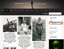 Tablet Screenshot of ghost2ghost.org